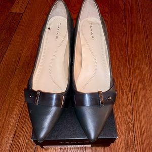 Tahari Grey Anton Heels
